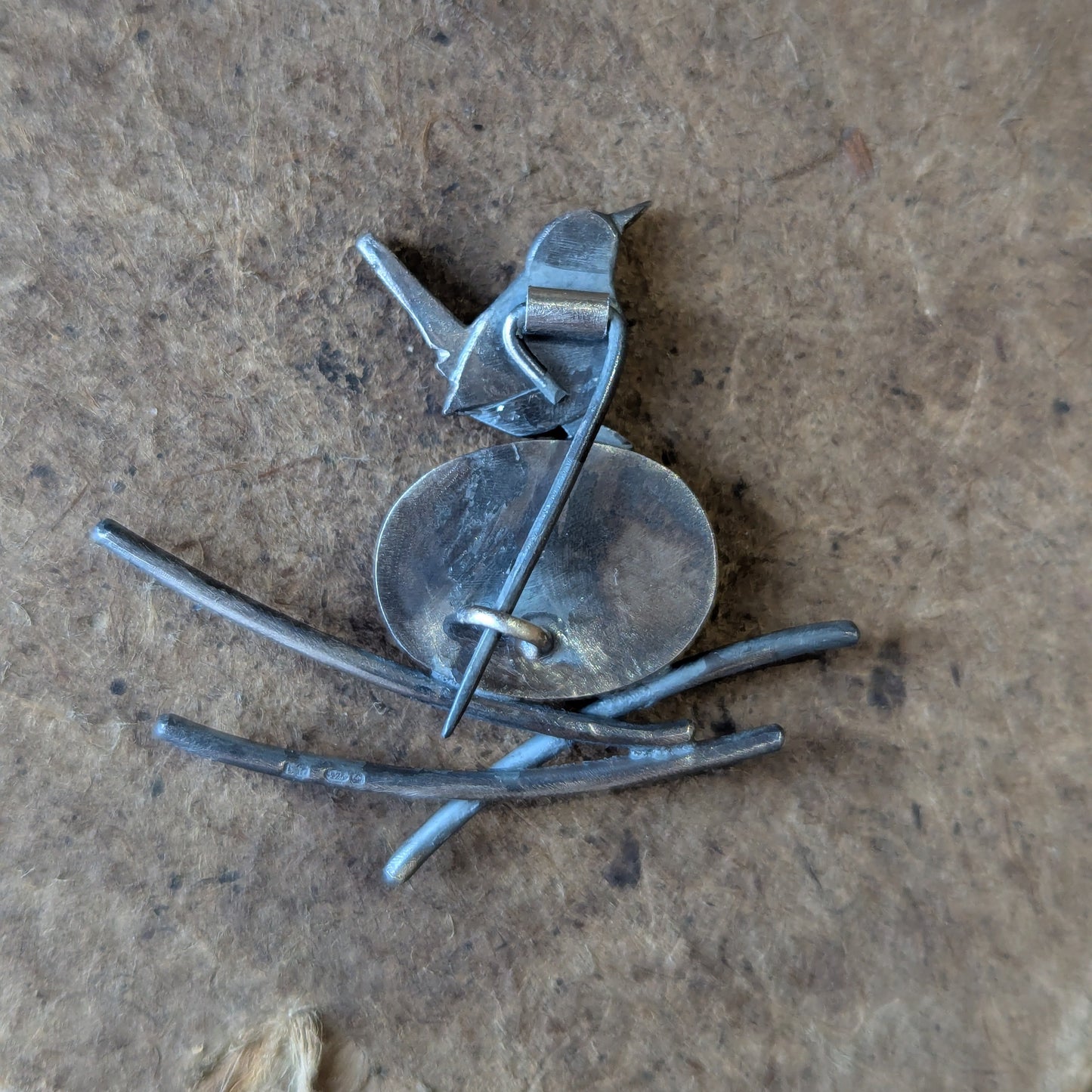 Wren Labradorite Brooch