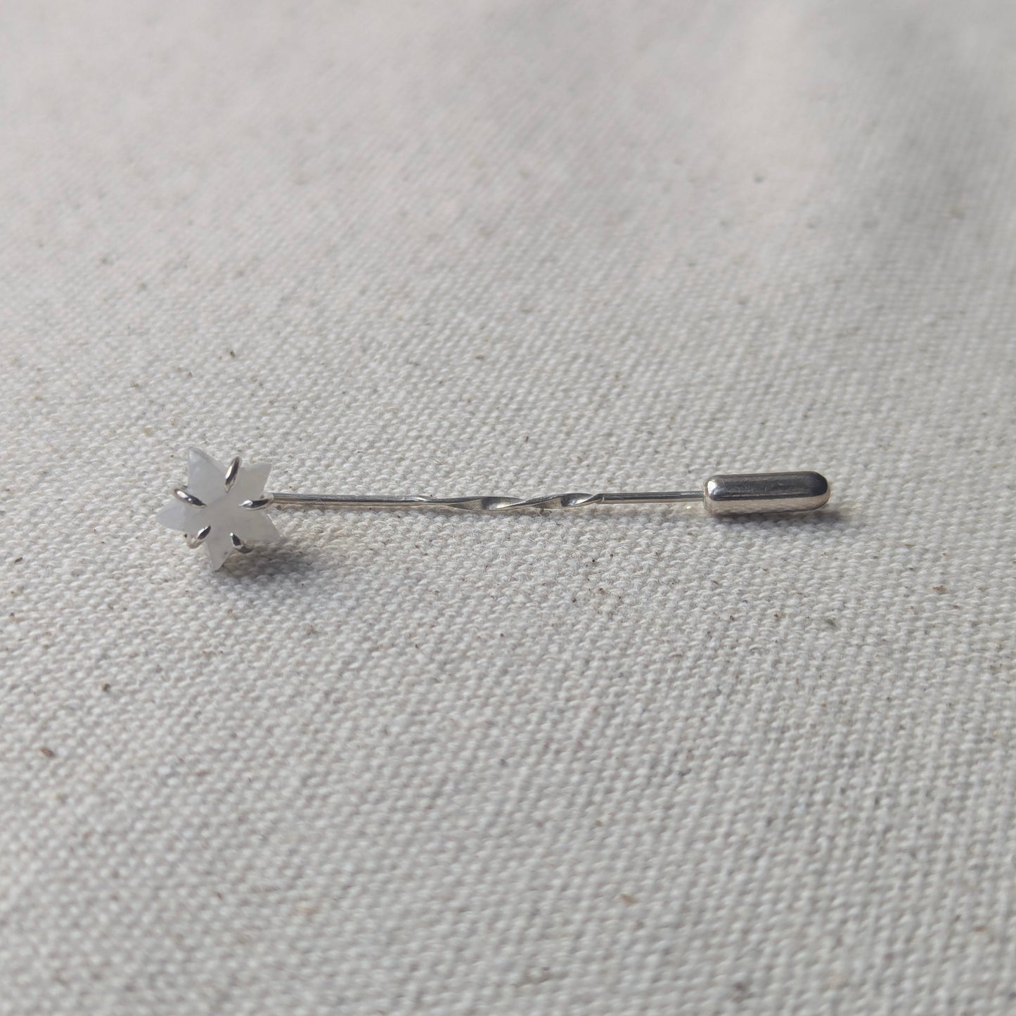 Moonstone Star Pin