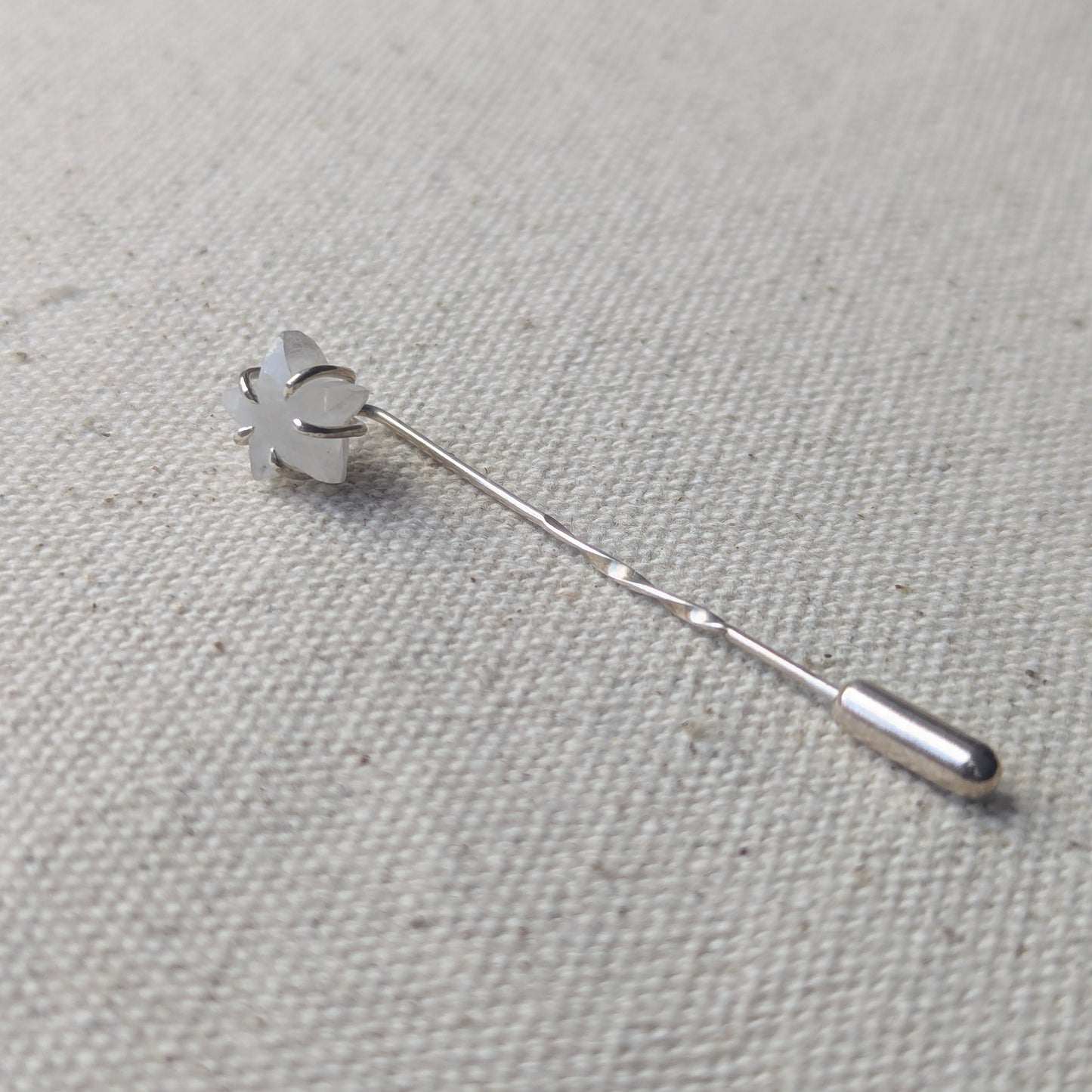 Moonstone Star Pin