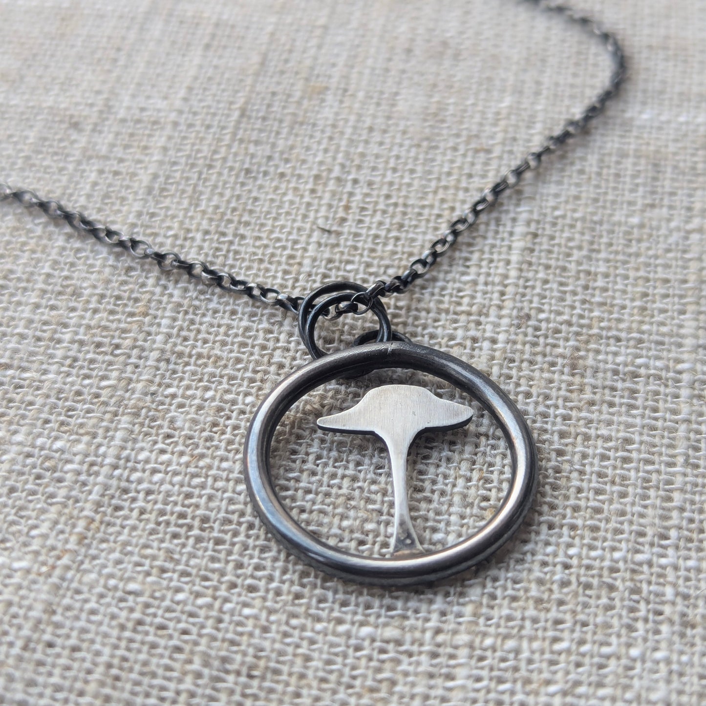 Circle Toadstool Pendant