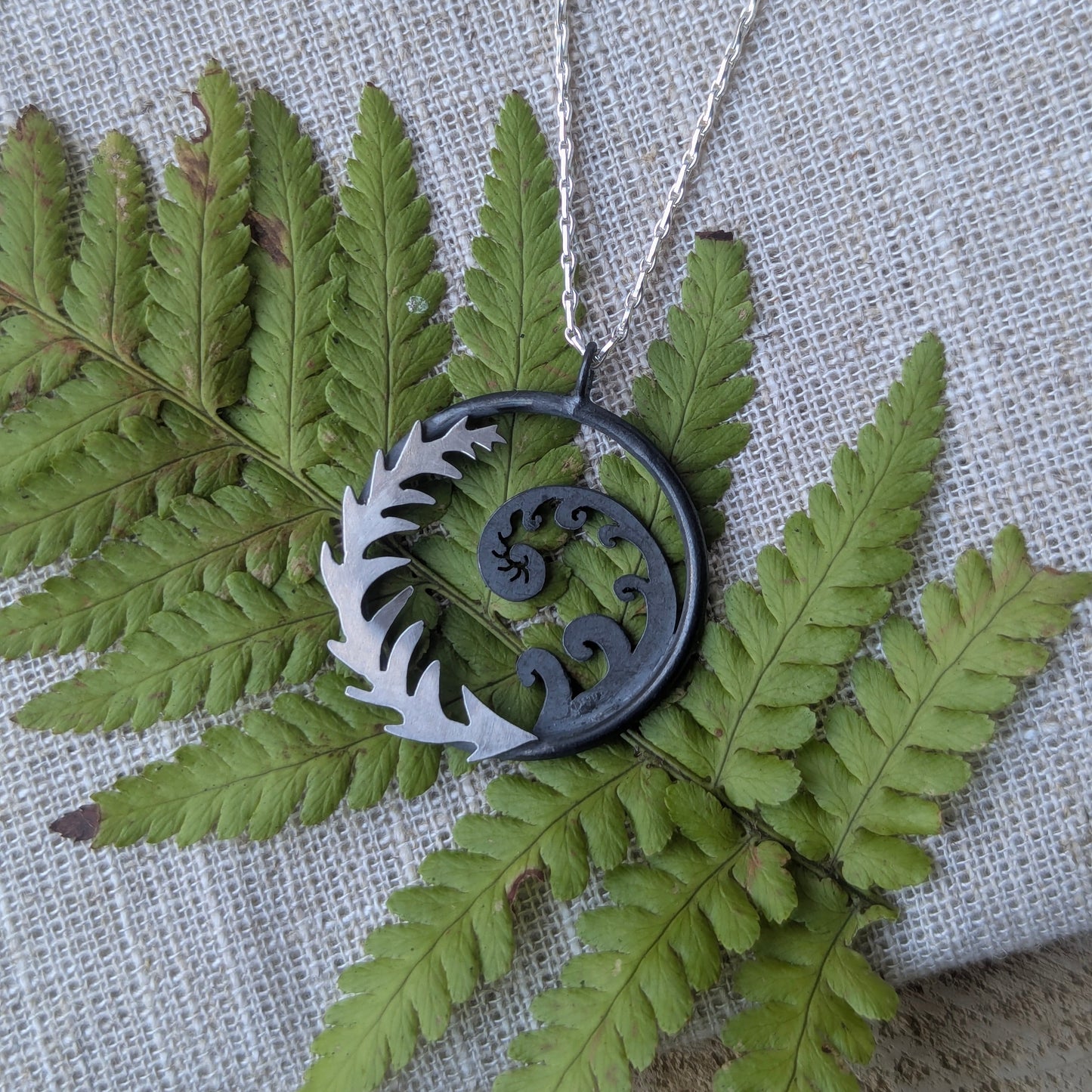Unfurling Fern Pendant