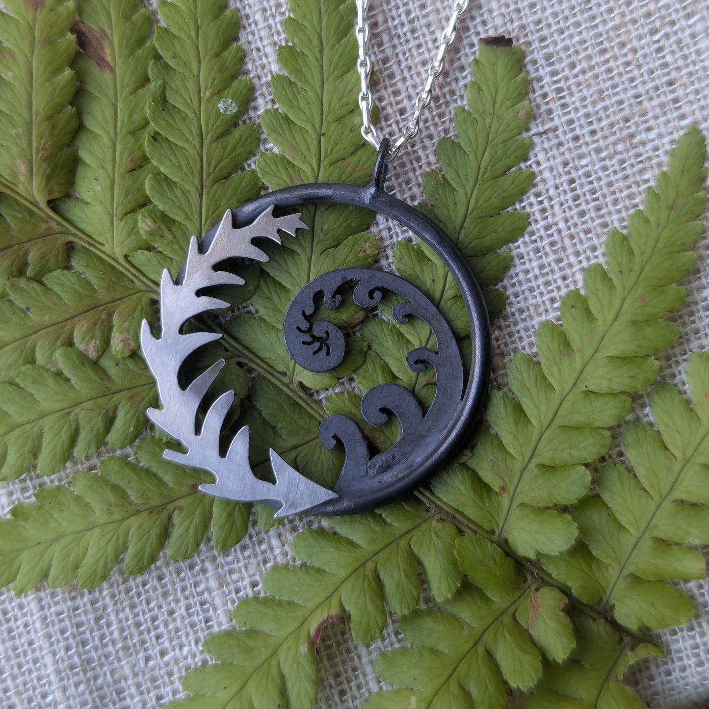 Unfurling Fern Pendant