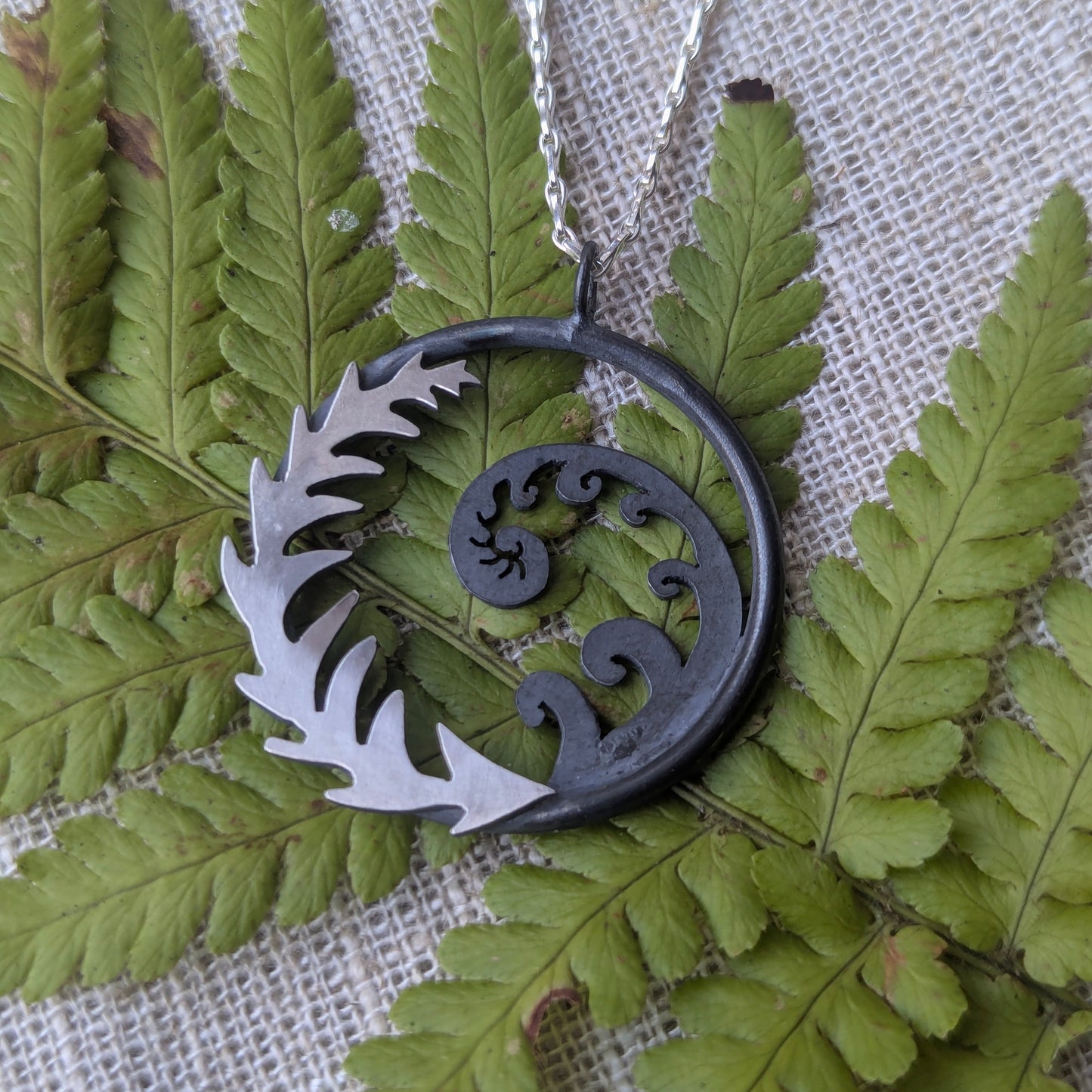 Unfurling Fern Pendant