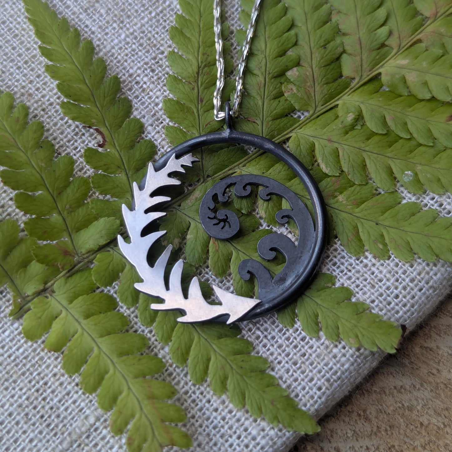 Unfurling Fern Pendant