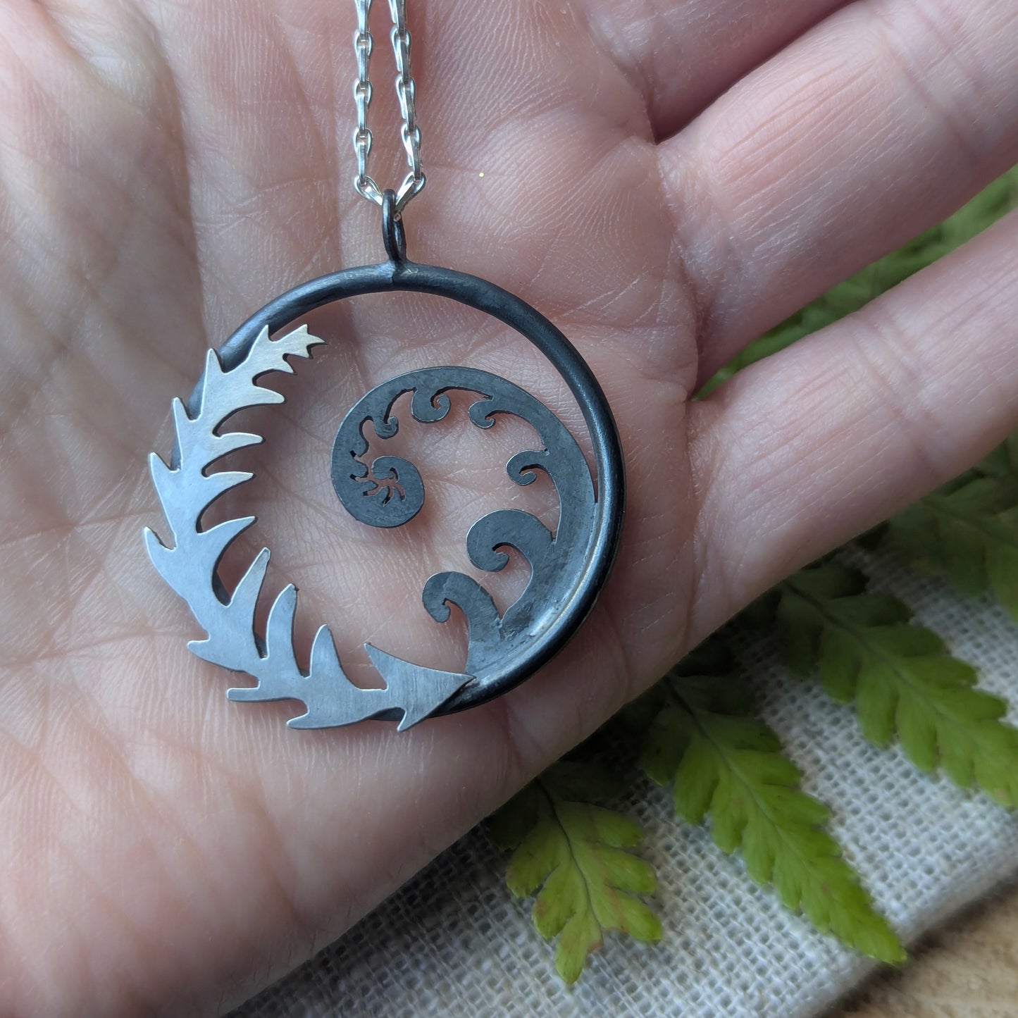 Unfurling Fern Pendant