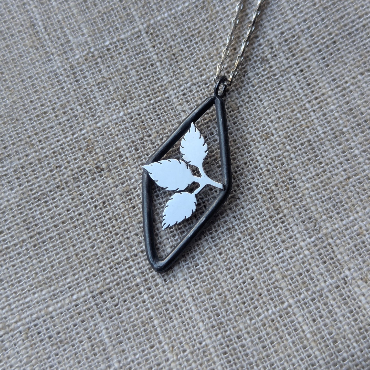 Rose Leaf pendant