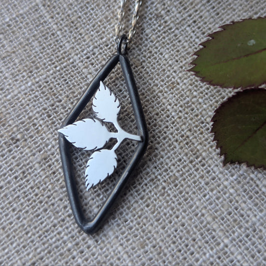 Rose Leaf pendant