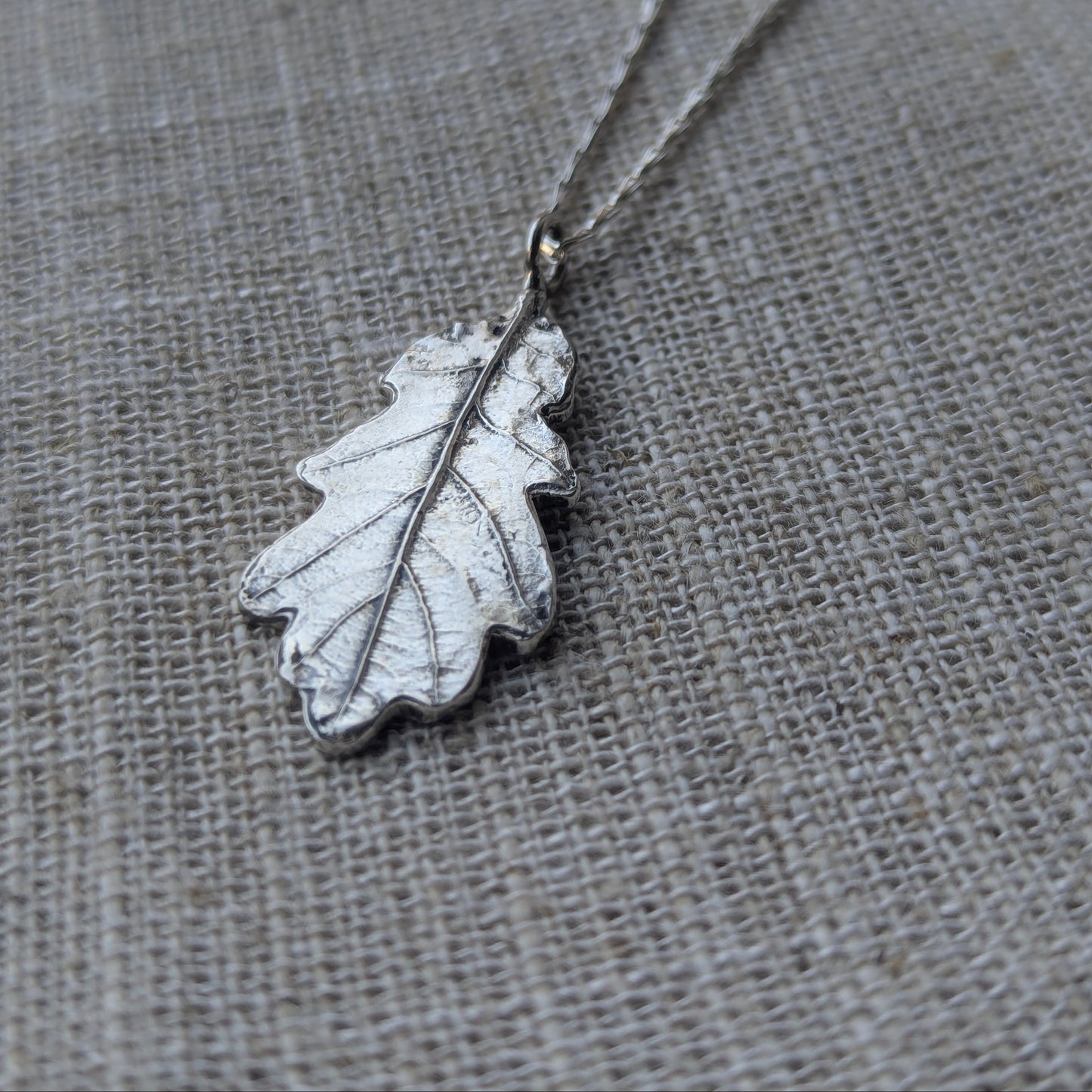 Oak leaf pendant