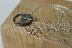 Silver Honeysuckle Pendant