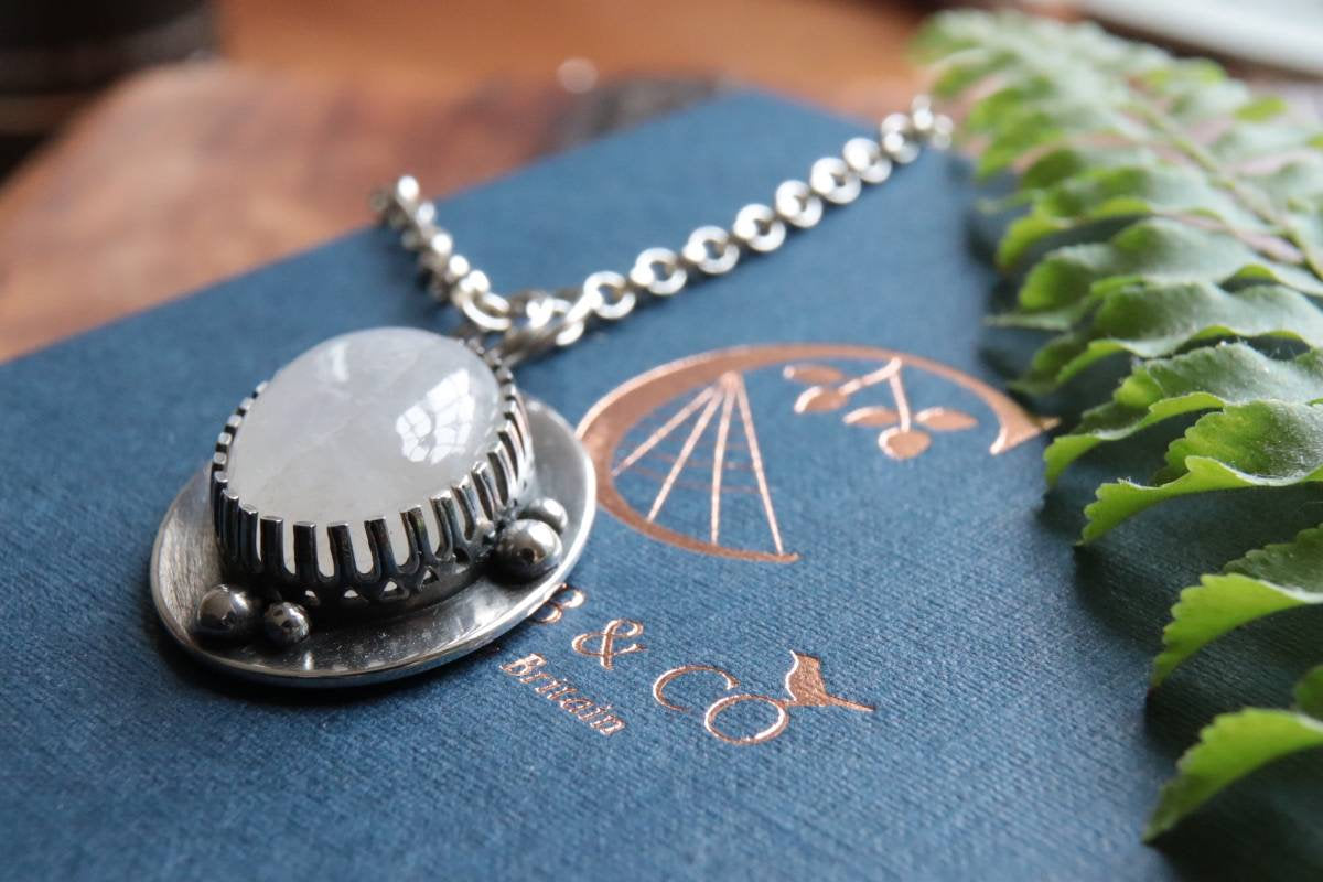 Silver Moonstone Pendant